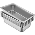 thumbnail image 1 of Sartenes de mesa Steam VEVOR de acero inoxidable de tamaño completo de 6 pulgadas, paquete de 6, 1 of 9