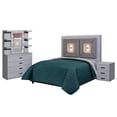 thumbnail image 1 of Recamara KS 5 Piezas Genova - Gris, 1 of 2