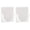 White, variant on Shower Rod Holder with Strong Adhesive, Plastic Closet Rod Holders, U-Shaped Open Type Socket Bracket, Shower Curtain Rod Holder for Wall, Tension Curtain Rod Bracket No Drilling, 2 Pcs, 1.57x1.57"