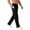 Black, variant on cfhntfmh Mens Running Pants Lightweight Straight Leg Drawstring Pants with Pockets Elastic Waisted Workout Pants (Red,X-Large)