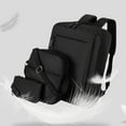 thumbnail image 3 of ddioayh Fashion Three-piece Backpack,Travel Laptop Backpack Water Resistant Anti-Theft Bag with USB Charging Port,Computer Business Backpacks for Women Men Work College Gift, 3 of 6