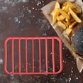 thumbnail image 2 of CIMAXIC Silicone Roasting Rack Kitchen Multipurpose Insulation Non-stick Roast Rack for Oven Pressure Cooker - 27x17.5x2.5cm (Red),10.63"X6.89"X0.98", 2 of 5