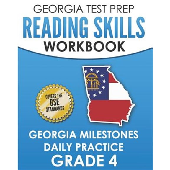 Pre-Owned GEORGIA TEST PREP Reading Skills Workbook Georgia Milestones Daily Practice Grade 4: Preparation for (Paperback) by G Hawas