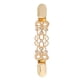 thumbnail image 1 of Jumpingount Clip para bufanda con diamantes de imitación, Clips para suéter de aleación galvanizada, Pin para chal tallado, joyería, accesorios de ropa, Accesorios de disfraces Oro Jumpingount AP008845-01, 1 of 6