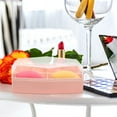 thumbnail image 1 of BESTYASH 2Ud Estuche Portátil Para Esponjas De Maquillaje Con Tapa Y En Color Rosa, 1 of 8
