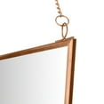 thumbnail image 5 of Koyal Wholesale Rose Gold Modern Mirror Wall Decor Photo Frame Cabinet, Large 12 x 16 inch Hanging Rectangle Wall Mirror, 5 of 5