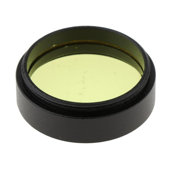 Telescopio Pulgadas Lente Ocular De Color Amarillo Para Astronomía Cielo Superficie Detallada Con x0.6mm R jinwen filtro de color para telescopio 125