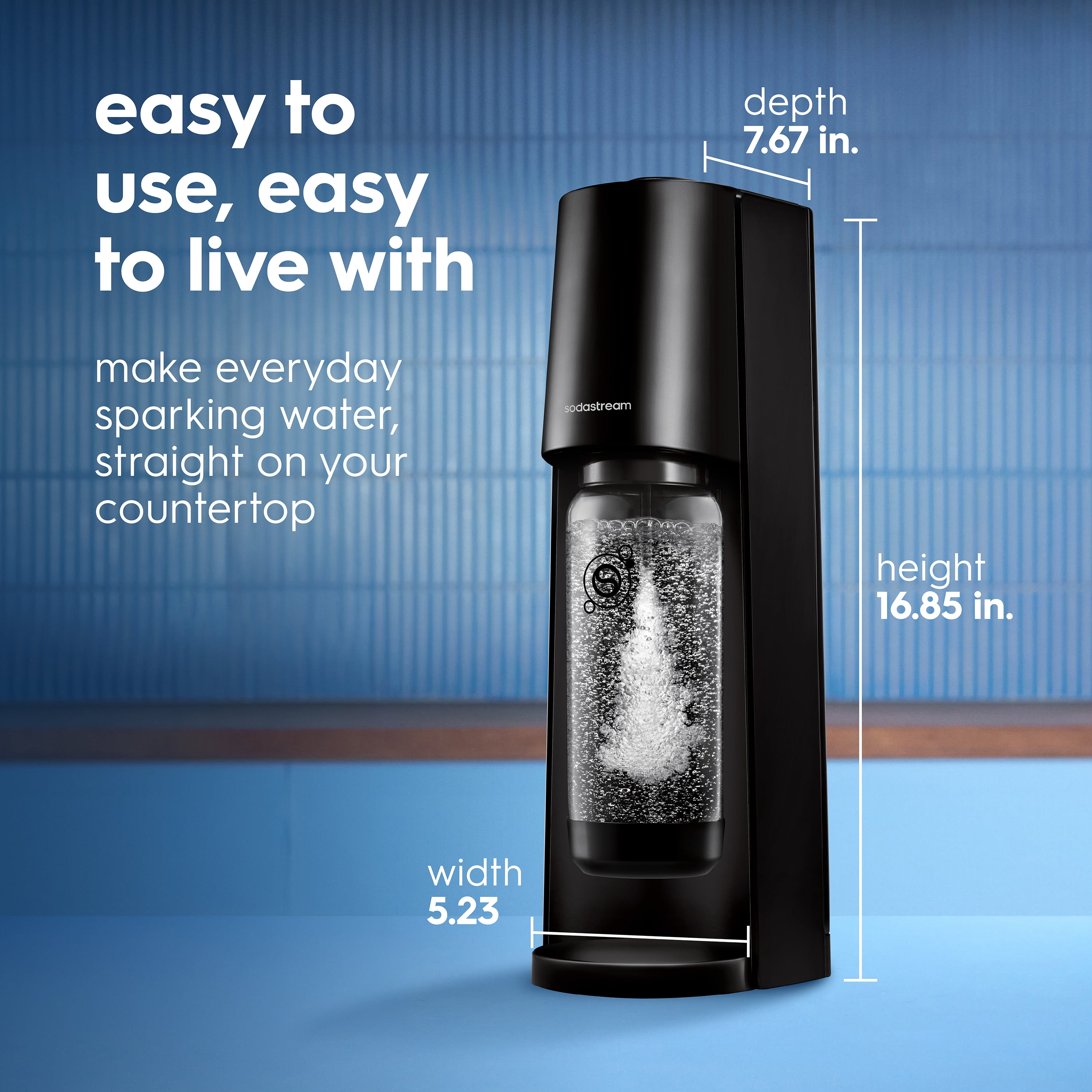 sodastream Classic Sparkling Water Maker Kit, Black