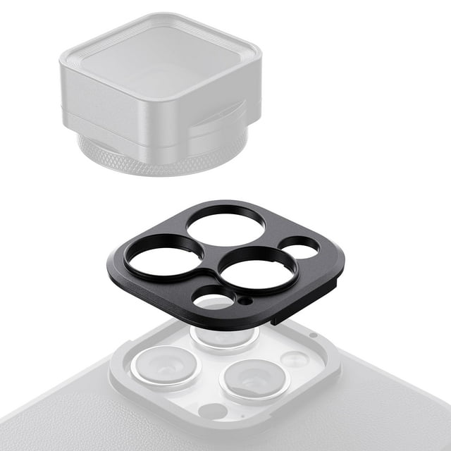Placa de montaje de lente SMALLRIG FilmOv con rosca de 17 mm para iPhone 16