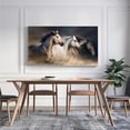 thumbnail image 2 of Pulgadas Tres Caballos Corriendo Pintura Al Óleo Decoración Del Hogar Lienzo Mural Lienzo Pintura Arte De La Pared Imagen Para La Sala De Estar Decoración Del Hogar 40 * 80 Cm / 5.72 * 31.44 Cateissary HA018162-00, 2 of 7