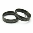 thumbnail image 3 of EOEMY Lord Of The Rings The One Ring Lotr Stainless Steel Wedding Aragon Wedding Ring-Black-6-4mm, 3 of 4