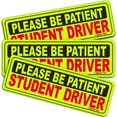 thumbnail image 1 of Juego de 3 letreros magnéticos para coche, reflectantes, Anley, para estudiantes y conductores, 1 of 6