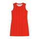 thumbnail image 5 of Vestido Casual Tops para las Mujeres Impresión Casual Cómodo sin Mangas Cuello Redondo Vestido sin Mangas Sólido para las Mujeres, 5 of 7