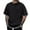 Black, variant on XJDJHC Men's T-Shirts Male Casual For Stylish Two Layer Design With Fabric Outfits For Relaxed Comfort Streetwear