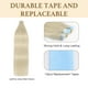 thumbnail image 4 of Extensiones de pelo Sunfly Tape ins, 50 g, rubio platino, 50 cm, 4 of 7
