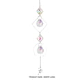 thumbnail image 3 of Wind Chime Crystal Light Catcher Ball Ornaments Colgante de marco redondo (2), 3 of 5