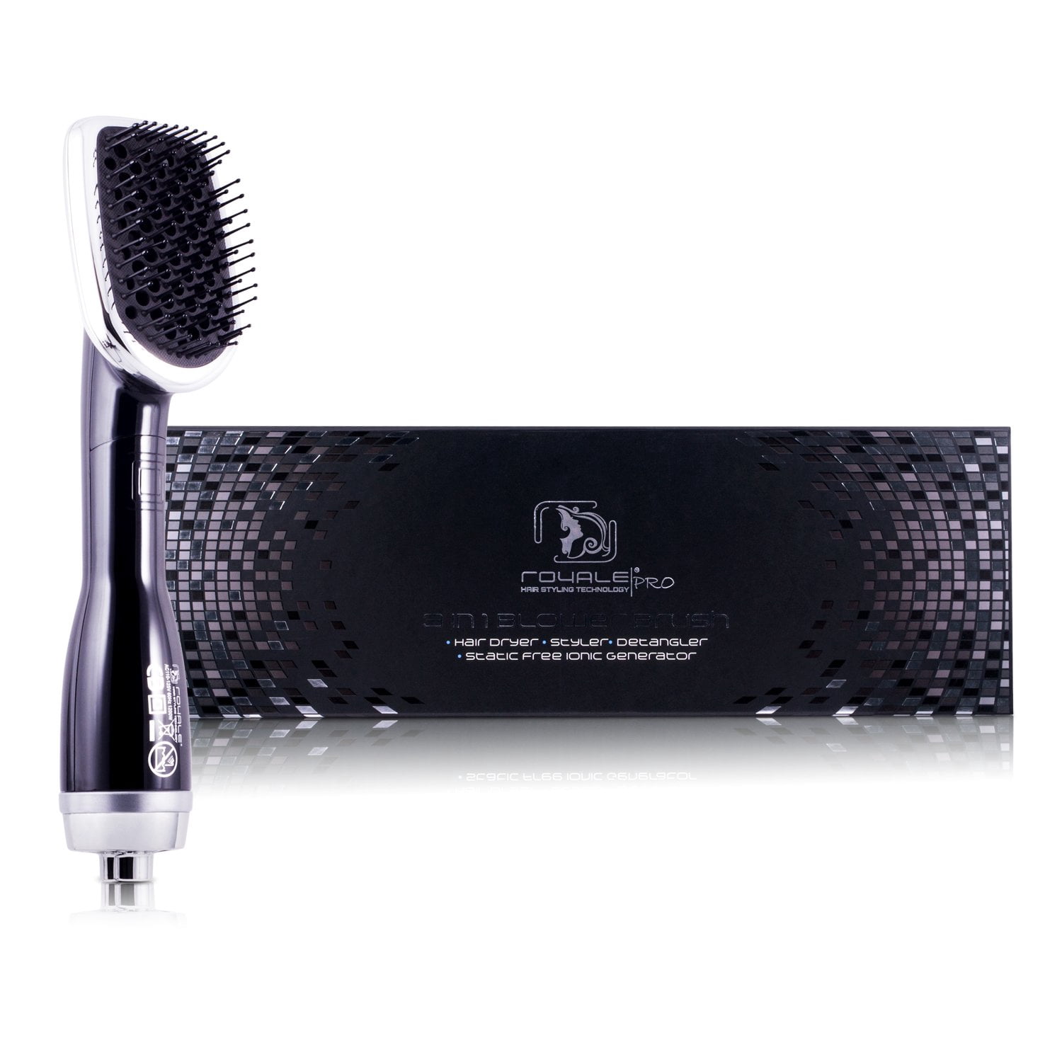 Royale 4-in-1 Interchangeable Blower Brush Set w/ Volumizing  display picture 2