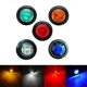 thumbnail image 2 of 2PCS 12V/24V 3LED 3/4 Round Trailer Side Marker Lights Yellow White Red For Trucks Clearance Lights Truck Turn Signal Lamp, 2 of 5