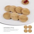 thumbnail image 6 of Bamboo Creative Small Plate Side Dish Serving Appetizers Tableware Dipping Bowls Mini Seasoning, 6 of 6
