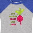 thumbnail image 4 of Inktastic You Make My Heart Skip a Beet Boys or Girls Baby Bodysuit, 4 of 5