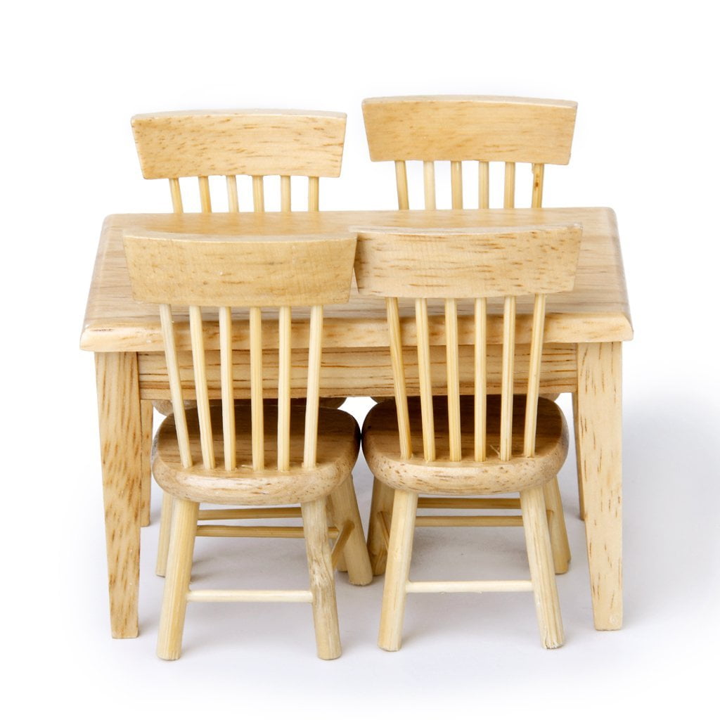 miniature dining table and chairs