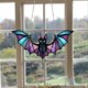 thumbnail image 5 of Halloween Bat Stained Glass Suncatcher Art Suncatcher Decoration,C, 5 of 5