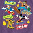 thumbnail image 3 of Disney - Mickey Mouse & Friends Skater Crew - Toddler & Youth Girls Short Sleeve Graphic T-Shirt, 3 of 5
