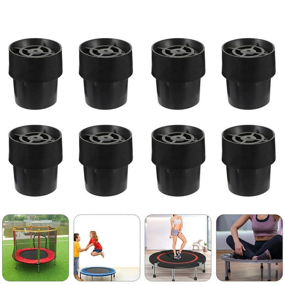 BESTYASH 8Pcs Professional Trampoline Leg Caps Latex Anti Skid Trampoline Replacement Parts