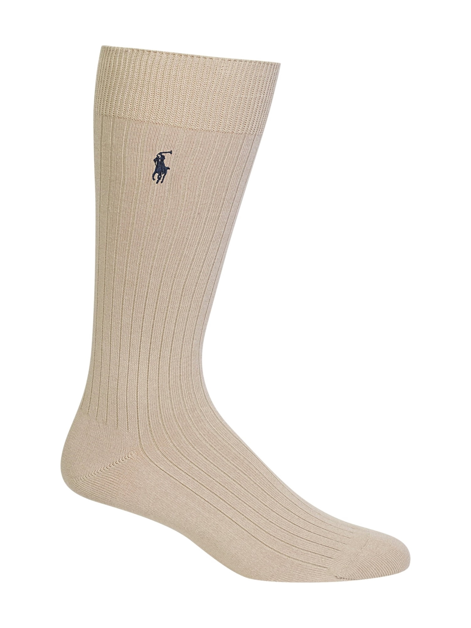 Ralph Lauren Mens Ribbed Crew Dress Socks