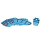 thumbnail image 2 of 50 cajas de almacenamiento para dulces, regalos atractivos para cumpleaños y bodas. Azul, 2 of 9