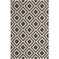 thumbnail image 1 of Modway Perplex Geometric Diamond Trellis 5x8 Indoor and Outdoor In Black and Beige, 1 of 5