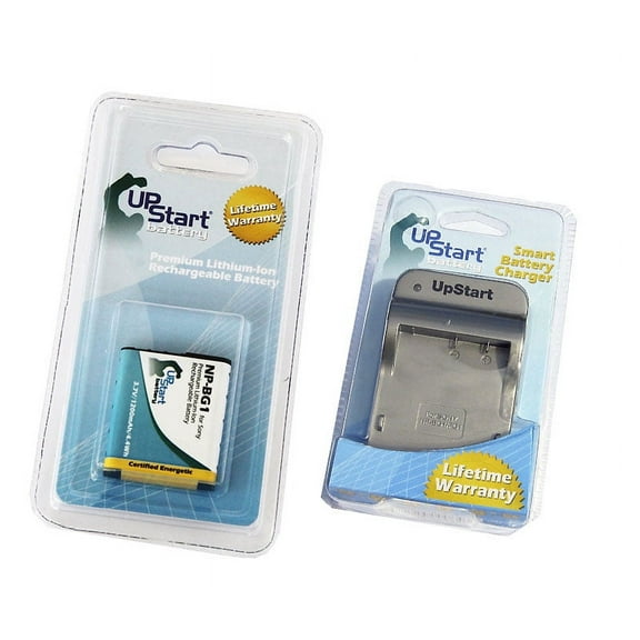 Sony Cyber-shot DSC-H55 Battery and Charger - Replacement for Sony NP-BG1 Digital Camera Batteries and Chargers (1200mAh, 3.5V, Lithium-Ion)