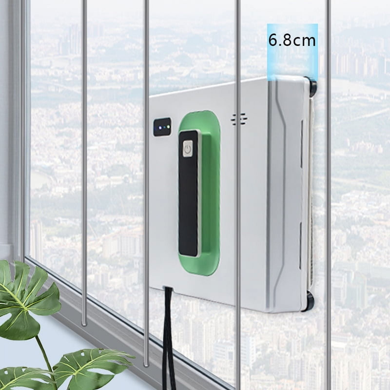 Window Cleaning Robot Dual Water Sprayer,  Anti-Falling High Suction Smart Window Cleaner Vacuum for Interior/Exterior Highrise Windows Tuya APP / Remote Control Voice Assistant