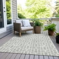 thumbnail image 6 of Addison Rugs Chantille Indoor/Outdoor Transitional Geometric Silver Washable Rectangle Rug, 9' x 12', 6 of 6