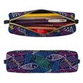 thumbnail image 2 of Fotbe Cute Line Fish Estuche para Lápices de Cuero con Estampado, Estuche con Cremallera Resistente, Organizador Compacto y Elegante para Papelería, 2 of 7
