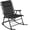 Black, variant on Best Choice Products Padded Folding Zero Gravity Rocking Chair with Headrest, Outdoor Camp Chair - Beige