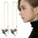 thumbnail image 1 of Pendientes colgantes con diamantes de imitación de colibrí, pendientes de moda con alas extendidas, colgante largo de colibrí, joyería para mujeres y niñas, 1 of 5
