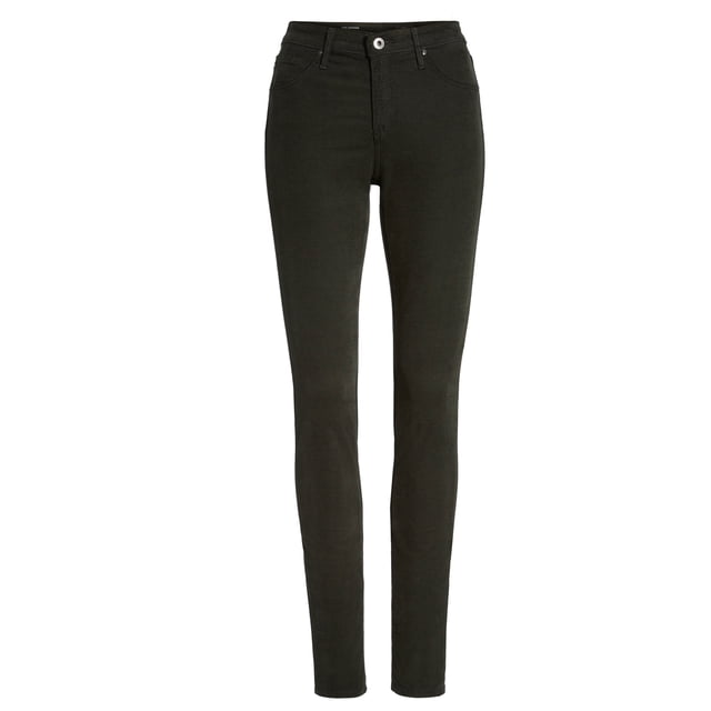 AG Adriano Goldschmied The Legging Casual Corduroy Pants para mujer, verde, 25