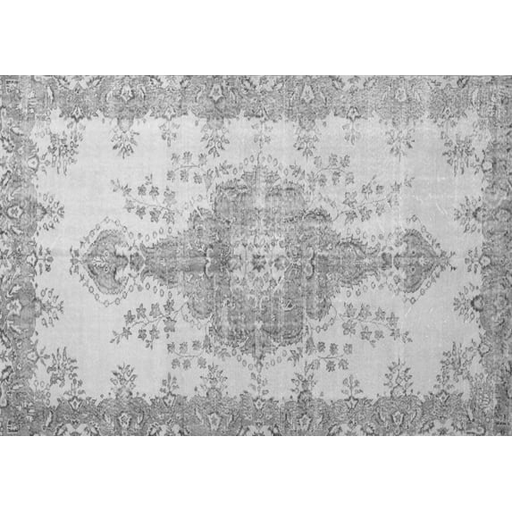 Ahgly Company Indoor Rectangle Persian Gray Traditional Area Rugs, 7' x 10'