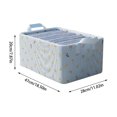 thumbnail image 3 of Wmhnj Caja de almacenamiento de tela y lino de 47 x 28 x 20 cm con asa para cinturn, ideal para pantalones, colchas y armarios., 3 of 6