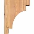thumbnail image 3 of 3 1/2"W x 12"D x 16"H Mediterranean Smooth Corbel, Western Red Cedar, 3 of 9