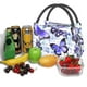 thumbnail image 3 of Fotbe Butterflies Bolsa Térmica Portátil con Estampado, Bolsa de Entrega de Alimentos Aislada, Bolsa Reutilizable de Gran Capacidad para Comidas y Supermercado, 3 of 6