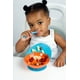 thumbnail image 2 of Baby Bowl Boon Spill Catcher, azul y naranja, sin BPA, 2 of 5