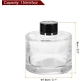 thumbnail image 2 of HARFINGTON 2pcs 150ml/5oz Empty Glass Diffuser Bottle 3.1" x 3.1" Refillable Fragrance Accessories Aromatherapy Jar Container for Replacement Reed Diffuser DIY Home Bathroom Transparent, 2 of 6