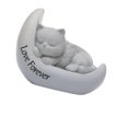 thumbnail image 4 of Estatua conmemorativa gato jinwen Placa conmemorativa de jardín impermeable, 4 of 8