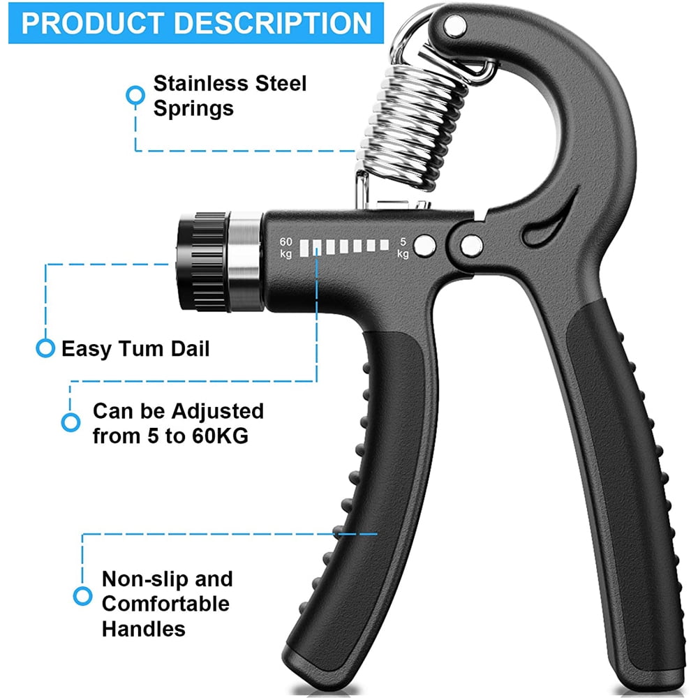 Buy 560 Kg Grip Strengthener Exerciser Adjustable Hand Grips