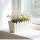 thumbnail image 5 of Flores de Plástico para Al Aire Libre Macetas de Flores Canastas Y Cerca Simulada Macetas Decorativas para Decorar Salas de Estar Terrazas Balcones, 5 of 6