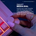 thumbnail image 4 of JLab Nightfall Wired Gaming Keyboard, RGB, Media Dial, Anti-Ghost, Full-Size, Pink, 4 of 10