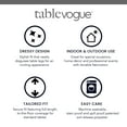 thumbnail image 5 of Tablevogue 96" x 30" Fitted Tablecoth Cover, Multiple Colors and Sizes Available, 5 of 8