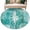 Turquoise White, variant on Purple Blue Compass 2'x6' Runner Rugs for Hallway Kitchen Bedside Non Slip Washable, Vintage Nautical Summer Ocean Shell Entryway Rug Runners with Rubber Backing, Long Carpet Runner for Laundry Room